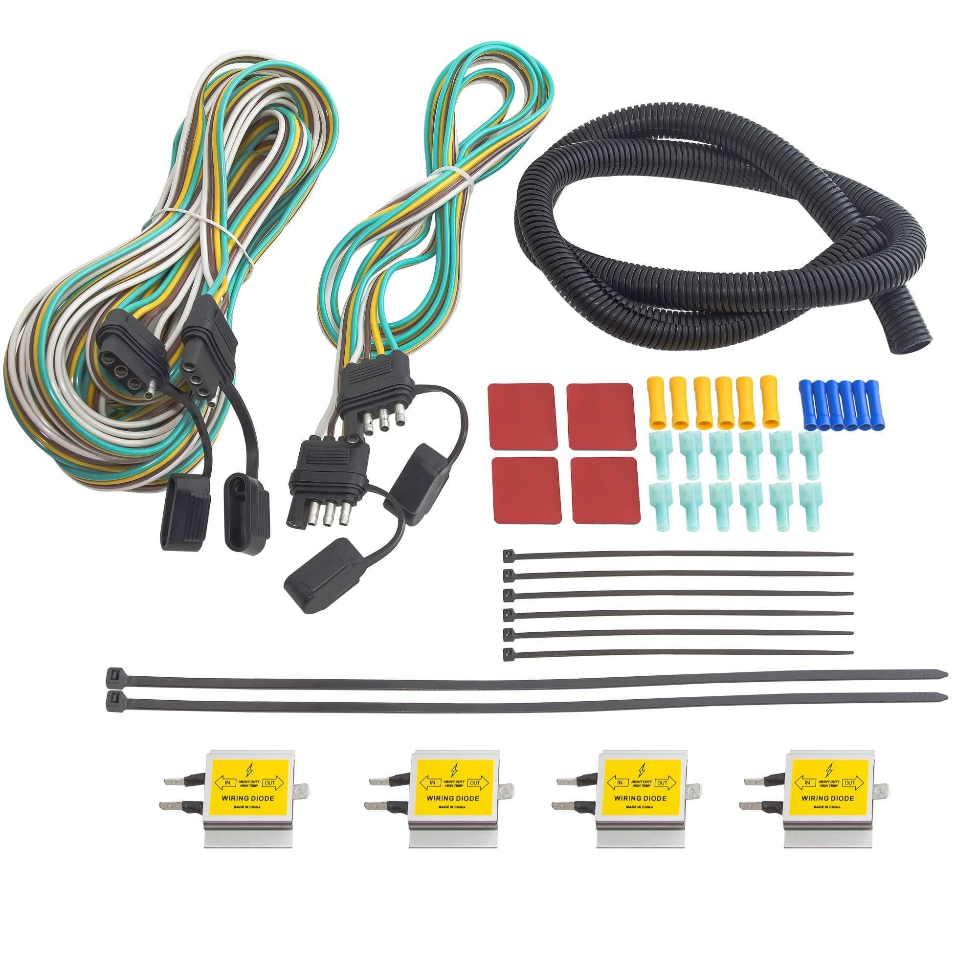 Oyviny Universal Diode Wiring Kit with 4 Diodes for Dinghy Towing