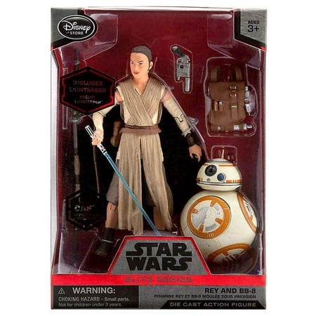 Star Wars Elite Series Rey & BB-8 Diecast Figure [with Lightsaber]