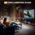 thumbnail image 4 of Fenbeli 50W Sound Bars for TV, 3D Surround Sound System with Built-in Subwoofer, Home TV Speakers SoundBar, Optical, RCA, USB & AUX Wall Mountable, Black, 4 of 9