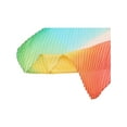 thumbnail image 5 of INSPIRE CHIC Women Gradient Color Pleated Satin Scarves, Ombre Colorful Long Stretchy Neck Scarf Neckerchief 36.2x13.8" Colorful-2, 5 of 6