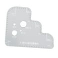thumbnail image 5 of Leather Positioning Tool Round Corner Stitching Ruler Clear Auxiliary Sewing Stencil Tool Acrylic Circle Template for Quilting Handwork 3.38mm, 5 of 9