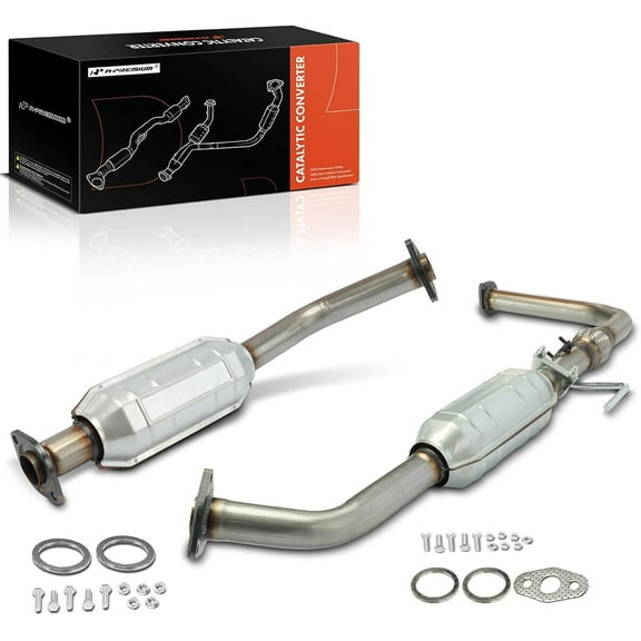 A-Premium Left and Right 2-PC Catalytic Converter Kit Direct-Fit Compatible with Toyota Tundra 2003-2004 4.7L, EPA Compliant, Replace# 174500F020, 174100F030