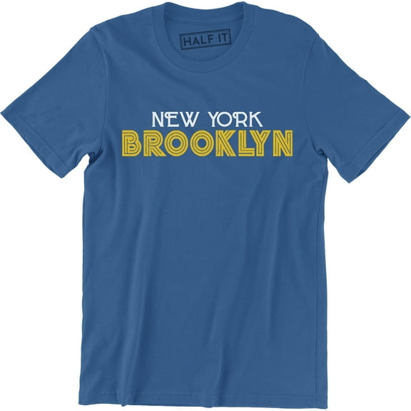 New York Brooklyn City Slogan Graphic Rap Culture Men' s Tee Shirt