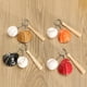 thumbnail image 4 of Inteprter Llavero de béisbol artificial de 3 piezas, colgante de guante de murciélago de madera, llavero, juguetes de fiesta en casa, regalo Type3 NO3, 4 of 6