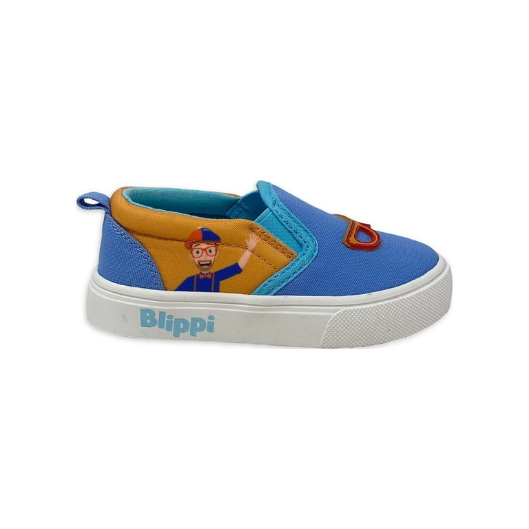 Blippi Glasses and Character Toddler Casual Slip On Shoes