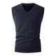 thumbnail image 2 of pstuiky Camiseta sin mangas para hombre, Camisola gruesa y cálida de punto de moda para hombre, sin mangas, con cuello en V Chaleco de hombre xxl, 2 of 5