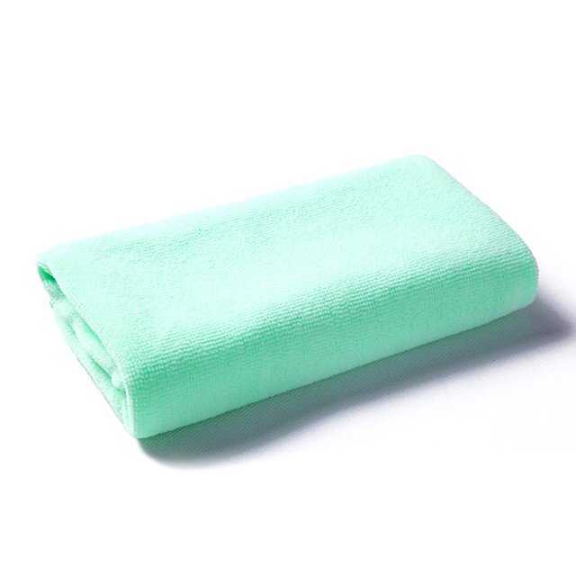 TopOne 25*25cm Car Wash Towel Soft Microfiber Fiber Buffing Fleece Car Wash Towel Absorbent Dry Cleaning Kit