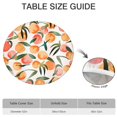 thumbnail image 6 of Round Picnic Table Cloth 100% Waterproof & Oil Proof, Elastic Fitted Table Cover for 36"-44" Round Tables, for Dining, Camping, Outdoor, 6 of 7