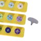 thumbnail image 5 of Tablero de actividades para niños: botón de combinación, habilidad básica, actividad de aprendizaje educativo temprano 3 uds amarillo, 5 of 5