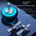 thumbnail image 2 of Giroscopio luminoso de metal con punta de dedo, descompresión avanzada para dedos, juguetes luminosos para niños, tecnología negra, magia azul, 2 of 5