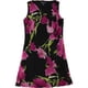 thumbnail image 1 of American Living Womens Printed A-line Shift Dress, Negro, 4 American Living Línea A, Cambio, 1 of 1