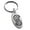 Silver, variant on Stainless Steel God of Mischief Loki Viking Norse Engraved Small Oval Charm Keychain Keyring