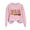 Pink, variant on Xdegoge Thanksgiving Sweatshirt for Women Long Sleeve Round Neck Pullover Casual Loose Fitting Top Cute Thanksgiving Print Tops for Trendy Outfit 2025