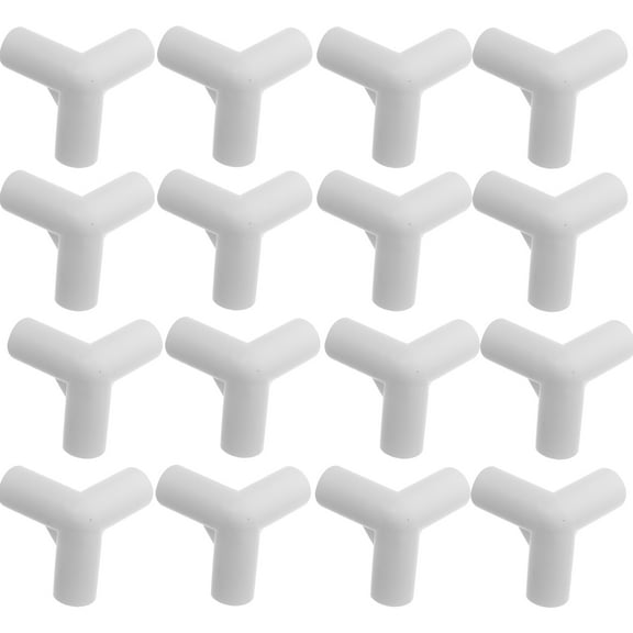 UPOUART 20Pcs Canopy Tent Fittings with Plastic Tee Connectors for Outdoor Canopy Assembly