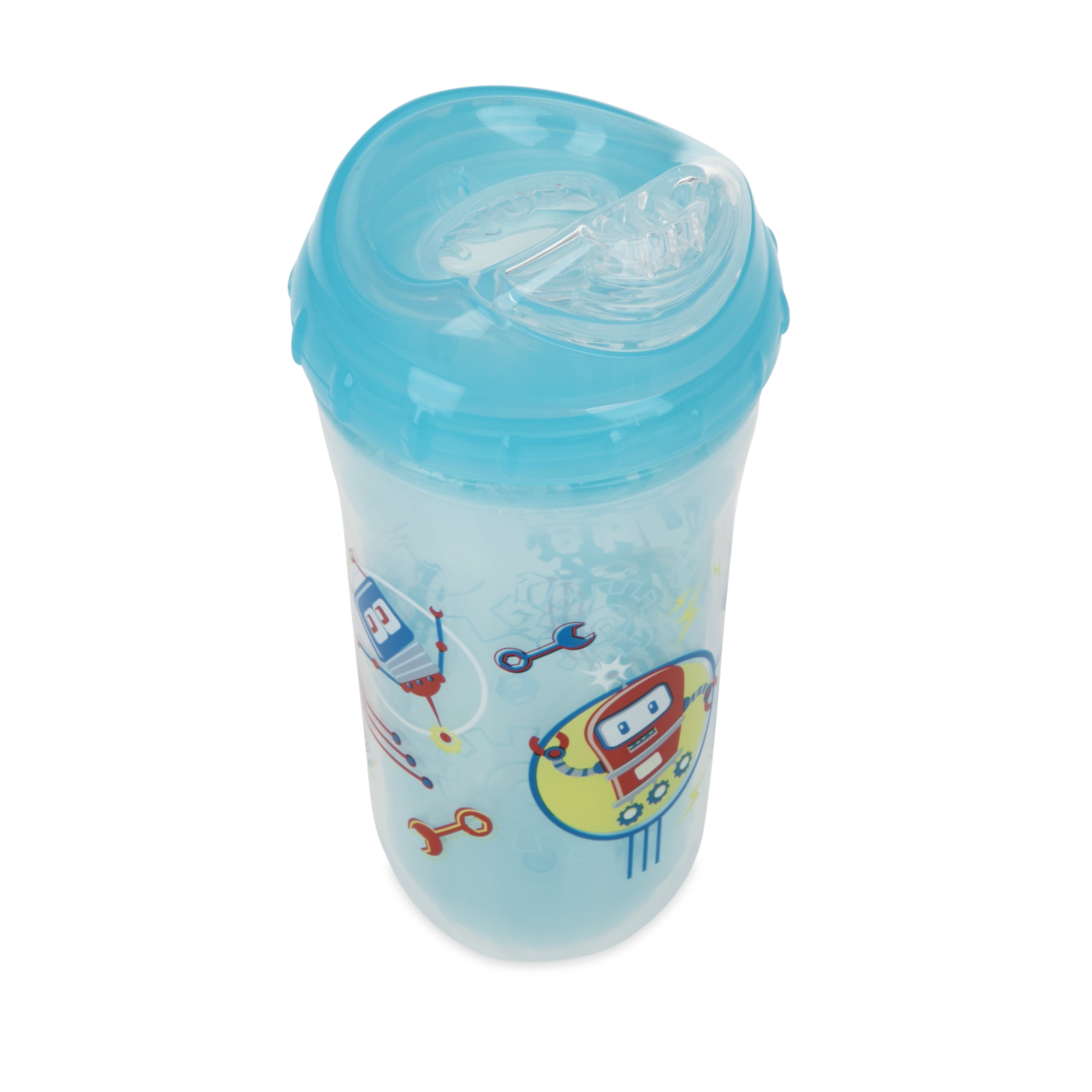 Nuby No-Spill Cup with Dual-Flo Valve, Sippy Cup for Baby and Toddler, 9  Ounce, Color May Vary (Pack…See more Nuby No-Spill Cup with Dual-Flo Valve