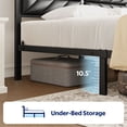 thumbnail image 5 of Greenstell King LED Bed Frame with Headboard Storage - Charging Station,Black, 5 of 8