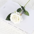 thumbnail image 5 of Juego de 9 piezas de flores artificiales, rosas falsas en diferentes colores, rosas artificiales de tallo largo para decoración (52 cm, 9 colores diferentes) TUNC Sencillez, 5 of 5