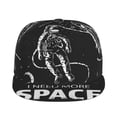 thumbnail image 2 of Gaeub I Need More Space Flat Bill Snapback Hats Baseball Caps with Adjustable for Running Workouts and Outdoor Activities, 2 of 9