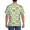 thumbnail image 3 of Bixox Men's Cute Chubby Frog Printed Short Sleeve Skinny Athletic T-Shirt, 3 of 6