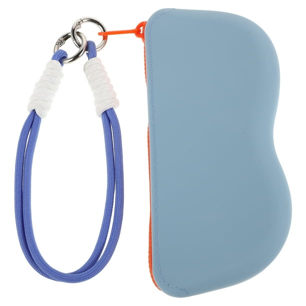 Estuche de silicona para gafas de sol con cremallera, organizador de gafas de sol, estuche para gafas, soporte para gafas para mujeres y hombres
