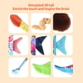 thumbnail image 4 of Baby Animal Tail Book, Baby Toy Book Safe Educational 3D  For Kindergarten For Infants Forest,Dinosaur,Ocean, 4 of 8