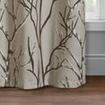 thumbnail image 4 of VCNY Home Kingdom Brown Branch Grommet Blackout Curtain, 40" x 84", 4 of 5