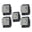 Nickel, variant on 5Pcs Metal Push Button Cabinet s Keyless For Campers Boats Easy Install 3 Colors