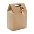thumbnail image 2 of Boîte Cadeau en Papier Kraft, Design Fleur Séchée, Emballage Couleur Unie, Sac Cadeau d'Anniversaire, Solution Élégante pour Occasions Spéciales, Style Fait Main, Décoration Florale Cadeau Hzhnb / Papier, Brun, 2 of 8
