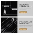 thumbnail image 3 of Homoyoyo Clear Acrylic Display Stand for Figurines, Organizer Rack for Home, Office, and Collectibles, 1 Piece, 3 of 6