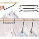 thumbnail image 1 of 10 Pack Black Magic Hangers Space Saving Clothes Hangers, Closet Organizers and Storage, Smart Space Saver Sturdy Plastic Hangers with 5 Holes for Hea, 1 of 5