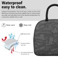 thumbnail image 4 of Insulated Lunch Bag for Women, Floral Print Oxford Fabric Lunch Box, Leakproof Thermal Cooler Tote for Work, School & Picnic, Camo, Camouflage Print, 4 of 5