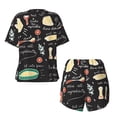 thumbnail image 5 of Picia Vegetable Quiche Pajamas Sets for Women Soft Short-Sleeved Pjs with Lounge Shorts Two Piece Sleepwear-Large, 5 of 9