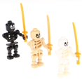 thumbnail image 3 of JUNWELL 4pcs Skeleton (Straight Arms / Swivel Arms) Pirates Castle Building Block, 3 of 6