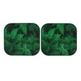thumbnail image 7 of Daiia Green Leave Fern 2PCS Car Windshield Sun Shade, Foldable Sun Shield for Car Front Window, Auto Sun Blocker Visor Protector Universal for Truck SUV Pickup-Small, 7 of 7
