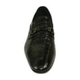thumbnail image 2 of Men's GENIO Genuine Crocodile Embossed Leather Shoes Turkey 120371618 Black, 2 of 8