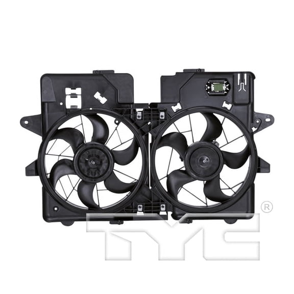 TYC 620670 Radiator & Condenser Cooling Fan Assembly New with Warranty Fits 2005 Mercury Mariner