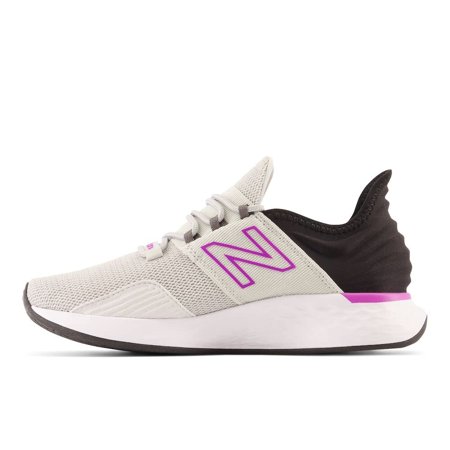 New Balance Women's Fresh Foam Roav V1 Running Shoe, Grey Matter/Summer Aqua/Cosmic Rose, 8