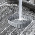 thumbnail image 5 of Set de 2 moules en silicone pour friteuse à air - Moules de cuisson carrés pliables - Accessoires réutilisables pour friteuse à air - Revêtements de cuisine - Moules rectangulaires lavables pour la cu, 5 of 5