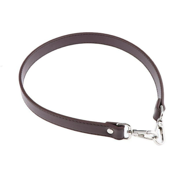 Langgg 64cm Leather Strap Bag Handle DIY Handbag shoulder Making strap DIY Bag strap Bag Replacement Shoulder Strap Brown