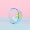 thumbnail image 3 of 2 Roue d'Exercice de Hamster, 12cm Accessoire de Cage de Roue de Hamster Silencieux Transparent, Jouet Hamster, Roue de Course pour Chinchilla Gerbils Bleu Rose, 3 of 5