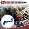 thumbnail image 2 of Folding Motorcycle Gear Shifter Lever for Bosuer Cheetah Aluminum Alloy Pedal Shift Lever Arm Blue, 2 of 6