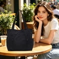 thumbnail image 6 of Kyusrd Back to School Supplies and Supply,Nylon Tote Bag Large Capacity Shoulder Bag for Women Casual Handbag for Work School Travel Daily Use, 6 of 6