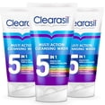 thumbnail image 2 of Limpiador facial Clearasil 5 en 1 con ácido salicílico 150 ml para el acné, 2 of 6