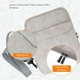 thumbnail image 4 of Sac de Rangement pour Tablette Bandoulière Sac à Main pour Ordinateur Portable Doublure Intérieure Anti-Chute Utilisé pour Plusieurs Modèles 13 en-Rose, 4 of 6