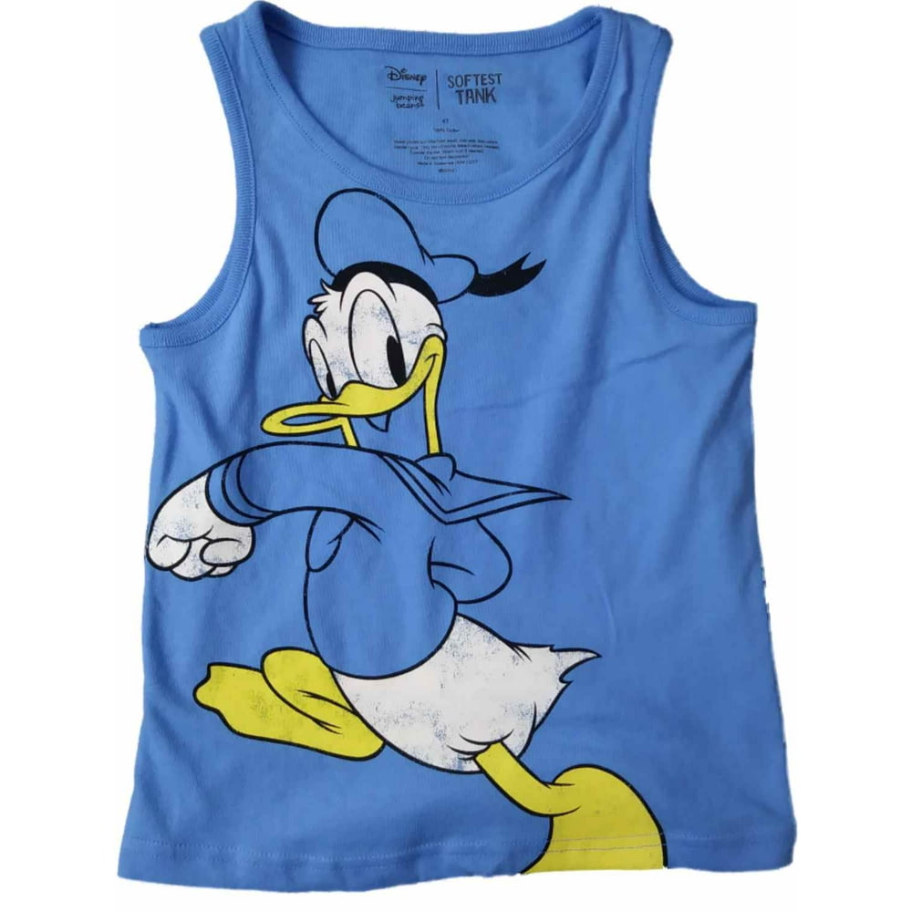 Infant & Toddler Boys Disney Blue Donald Duck Bird Tank Top Muscle
