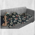 thumbnail image 6 of Romantic Soft Flannel Fleece Throw Blanket, Raccoon with I Love You Heart Kisses Birthday Celebration Graphic, Cozy Plush for Indoor and Outdoor Use, 70" x 90", Multicolor, by Ambesonne, 6 of 6