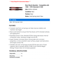 thumbnail image 2 of Rear Shock Absorber - Compatible with 1988 - 1999 Chevy C1500 1989 1990 1991 1992 1993 1994 1995 1996 1997 1998, 2 of 2