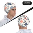 thumbnail image 6 of Logiee Starfish Shell Print Unisex Knit Beanie for Men Women Winter Hat,Beanies Skull Caps, 6 of 7