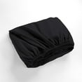 thumbnail image 6 of 700 Thread Count 3 Piece (1- Fitted Sheet + 2- Pillow cover) Quality 10 Inch Deep Pocket 100% Egyptian Cotton Color Black Solid Size Full, 6 of 6