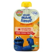 Earth's Best Organic Toddler Food, Banana Orange Pineapple Immune Benefit Yogurt Smoothie, 4 oz Pouch